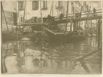 Ein schwarzer Kanal