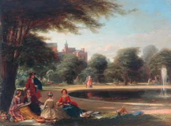Hampton Court, der Brunnen
