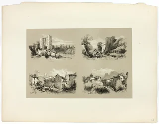 Frejus, Beaucaire, Schloss, aus Malerische Auswahlen