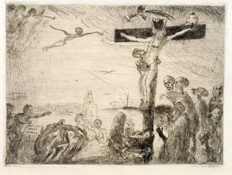 Christus von den Teufeln gequält