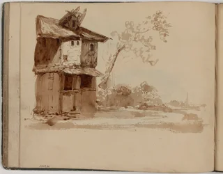 Haus mit Bäumen