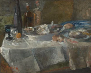 Stillleben mit Austern (Lichtstudie)