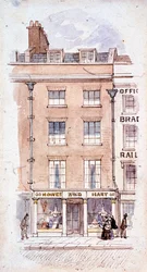 Howes und Hart, Fleet Street, London, um 1820