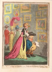 Ein Blick auf Christies; - oder - tally-ho, und seine Nimeny-pimmeney beim morgendlichen Spaziergang, veröffentlicht 1796
