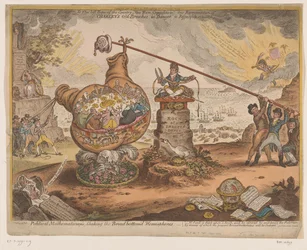 Britische politische Karikatur, 1807