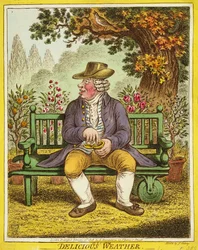 Köstliches Wetter, veröffentlicht von Hannah Humphrey, 1808