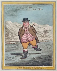 Feines, belebendes Wetter, veröffentlicht von Hannah Humphrey im Jahr 1808