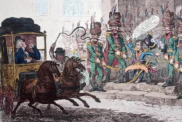 Deutsche Gelassenheit, oder Die Verärgerung von Kleiner Boney, oder Die diplomatische späte Reise durch Paris