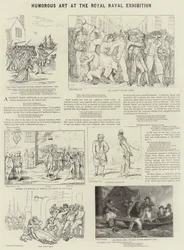 Humorvolle Kunst auf der Royal Naval Exhibition