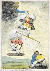 Jack auf beiden Seiten, veröffentlicht von William Humphrey, 1783