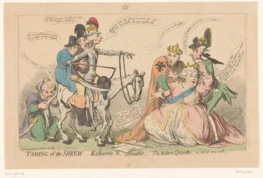 Pitt jagt als Don Quijote Katharina die Große, 1791