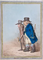 Pylades und Orestes, veröffentlicht von Hannah Humphrey, 1797