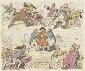 Sansculotten füttern Europa mit dem Brot der Freiheit, 1793