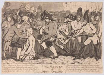 Die Schlacht von Bow-Street, veröffentlicht 1788