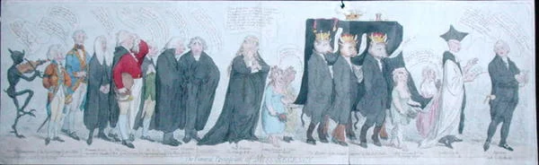 Der Trauerzug von Miss Regency