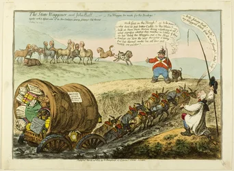 Der Staatswagenlenker und John Bull