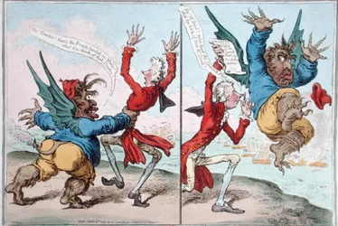 Die Tische haben sich gewendet, veröffentlicht von Hannah Humphrey im Jahr 1797