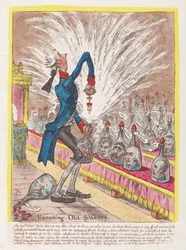 Entkorken von altem Sherry, veröffentlicht 1805