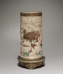 Vase, hergestellt von Worcester Porzellanmanufaktur, 1873