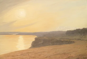 Sonnenuntergang, in der Nähe von Bournemouth, 1899
