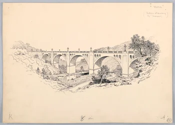 Eine Brücke, Entwurf für Washington Board of Trade Dinner, 13. Mai 1908