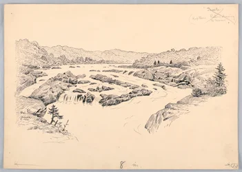 Fluss-Stromschnellen, Entwurf für das Washington Board of Trade Dinner, 13. Mai 1908