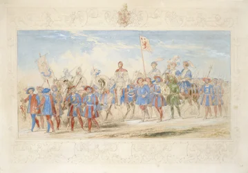 James Oglivie Fairlie Esq., Ritter des Goldenen Löwen, 1839