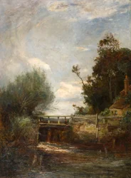 Die Schleuse am Colne River