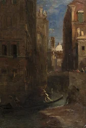 Blick auf San Giorgio dei Greci, Venedig, 1844