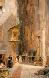 Straße in Genua