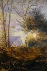 Sonnenaufgang, Abinger, Surrey