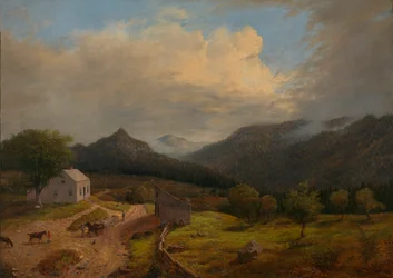 Taverne in New Boston, Vermont, 1855