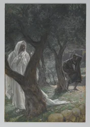 Erscheinung unseres Herrn an den heiligen Petrus, Illustration aus Das Leben unseres Herrn Jesus Christus, 1886-94