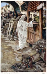 Christus ruft Matthäus, den Zöllner, um 1890