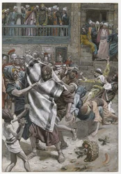Jesus vor Herodes, Illustration aus Das Leben unseres Herrn Jesus Christus, 1886-94