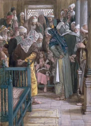 Jesus unter den Ärzten, Illustration für Das Leben Christi, ca. 1886-96