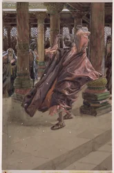 Judas bereut und gibt das Geld zurück, Illustration für Das Leben Christi, ca. 1886-94