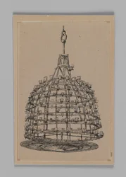 Lampe aus der Moschee von El-Aksa, Illustration aus Das Leben unseres Herrn Jesus Christus