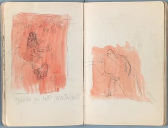 Seiten aus einem Album mit Skizzen für Das Leben unseres Herrn Jesus Christus, späte 1880er