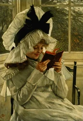 Ein Buch lesen, ca. 1872