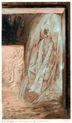 Der Engel des Herrn auf dem Stein des Grabes, 1897