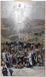 Die Himmelfahrt vom Ölberg, Illustration für Das Leben Christi, ca. 1884-96