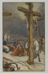 Das Bekenntnis des heiligen Longinus, Illustration aus Das Leben unseres Herrn Jesus Christus, 1886-94