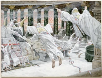 Die Toten erscheinen im Tempel, Illustration für Das Leben Christi, ca. 1886-96