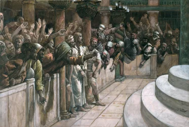 Der falsche Zeuge, Illustration für Das Leben Christi