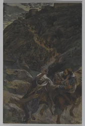 Die Flucht der Apostel, Illustration aus Das Leben unseres Herrn Jesus Christus, 1886-94