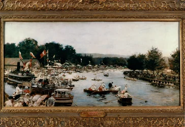 Die Henley-Regatta, um 1877