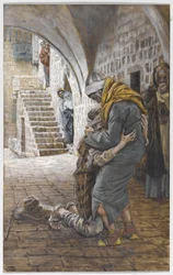 Die Rückkehr des verlorenen Sohnes, Illustration für Das Leben Christi, ca. 1886-96