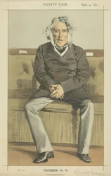 Der ehrenwerte Russell Gurney (Farblithografie)