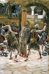 Die Geißelung, Illustration für Das Leben Christi